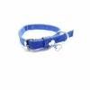 THE DDS STORE Dog Collar Leash Set Dog Training Combo Lead 10.FT Long Rope Cotton Nylon Webbing Recall Obedience Line Leash for Pet Best for Small to Medium Breed Dogs (10.Feet Leash & Collar 0.75 inch, Blue).