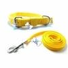 THE DDS STORE Nylone Pet Dog Collar Leash Set Dog Training Lead 10.FT Long Rope Cotton Nylon Webbing Recall Obedience Line Leash for Pet Best for Small to Medium Breed Dogs (10.Feet Leash & Collar 0.75 inch, Yellow).