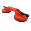 Nitya E-commerce  2x Plastic Double Suction Pads, Heavy Duty Dual Suction Cups Glass Lifter Sucker, 220 pounds lifting capacity