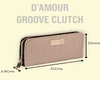 D' Amour Beautiful Designer Fancy Polyutherine Clutch Bag for Women