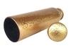 Rastogi Handicrafts Golden Print Copper Water Bottle 950 ml