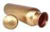 Rastogi Handicrafts Golden Print Copper Water Bottle 950 ml