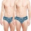 Bodyx Men's Cotton Printed Brief (Pack of 2) by Bodycare- BX04B-Navy-PRT-2PCS