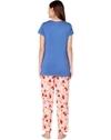 Bodycare Womens Modal Spandex Printed Tshirt & Pyjama Set BSLS14010