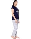 Bodycare Womens Modal Spandex Printed Tshirt & Pyjama Set BSLS15002