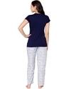 Bodycare Womens Modal Spandex Printed Tshirt & Pyjama Set BSLS15002