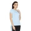 Bodyactive Women Round neck Half Sleeve Viscose T-shirt in Sky Blue colour - 1pcs - TS83-SKBLU