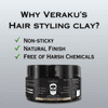 Veraku Hair Styling Clay| Long Lasting Strong Hold | Hair Volume & Natural Finish Hair Clay