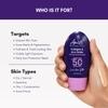 AN45 SPF 50 PA++++ Tinted Fluid Sunscreen Collagen & zinc oxide, Broad Spectrum UVA UVB Protection, Lightweight, Non-Greasy, No White Cast
