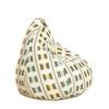 Style Homez Classic Cotton Canvas IKAT Printed Bean Bag XXL Cover Only