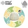 Style Homez Classic Cotton Canvas IKAT Printed Bean Bag XXL Cover Only