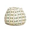 Style Homez Classic Cotton Canvas IKAT Printed Bean Bag XXL Cover Only