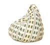 Style Homez Classic Cotton Canvas IKAT Printed Bean Bag XXL Cover Only