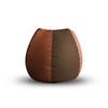 Style Homez Premium Leatherette Classic Bean Bag Size XL Brown Tan Color, Cover Only