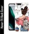 Koolbug Premium Honor 7X Silicon Back Cover (Multicolor, Grip Case, Silicon)