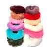 Myra Collection Hair Scrunchies Pompom Ball Elastic Hair Band set of 12