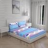 NEELA COTTON MILLS (P) LTD. Rich Cotton Double Bedsheet with 2 Pillow Covers | Multi color | Geometric Print | 120 GSM Soft & Breathable Fabric