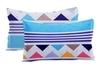 NEELA COTTON MILLS (P) LTD. Rich Cotton Double Bedsheet with 2 Pillow Covers | Multi color | Geometric Print | 120 GSM Soft & Breathable Fabric