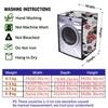 Nitasha outdoor and indoor with front clear washing machine cover for  Front Load Bosch WAK20160IN Serie 4 7 Kg (Print No:- nit05clr/Waterproof-dustproof)