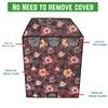 Nitasha outdoor and indoor with front clear washing machine cover for  Godrej 6 kg WF Eon 600 PAE Front Load (Print No:- nit13clr/Waterproof-dustproof)