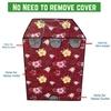 Nitasha outdoor and indoor with front clear washing machine cover for  Front Load Bosch WAK20065IN Series 4 6.5 Kg (Print No:- nit25clr/Waterproof-dustproof)