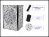 Nitasha outdoor and indoor washing machine cover for  IFB Serena Aqua VX LDT 7 kg Front Load (Print No:- nit33/Waterproof-dustproof)