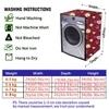 Nitasha outdoor and indoor with front clear washing machine cover for  Front Load Bosch WAK20065IN Series 4 6.5 Kg (Print No:- nit25clr/Waterproof-dustproof)