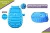Safe-o-kid Inflatable Baby Bath Tub With Air Pump, Non-Slip, Travel-Friendly, Foldable Shower Pool For Kids - Blue Pack of 1