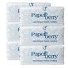 Paperberry Premium MultiFold Hand Towels - M-Fold Paper Towels for Washrooms & Kitchens, 2-Ply High Absorbency, Soft & Hygienic White Tissues Pack of 6