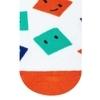 Dynamocks Unisex White  Calf Socks