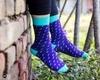 Dynamocks Unisex Multicolor Prints  Calf Socks