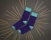Dynamocks Unisex Multicolor Prints  Calf Socks