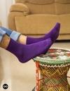 Dynamocks Unisex Purple  Athletic Socks