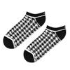 Dynamocks Unisex Black & White  Calf Socks