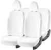 Crokrok White Cotton Car Seat Cover for Maruti Swift (Pack of 5)