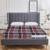 CheckMe Cotton Zippered Mattress Cover, Mattress Protector for King Size Bed (72x84x10 Inch), Multicolor