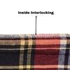 CheckMe Cotton Zippered Mattress Cover, Mattress Protector for King Size Bed (72x84x10 Inch), Multicolor