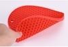 Ramkuwar Set 4 Silicone Trivet Cute Heart Mat Hot Pot Holder Non-Slip Table and Countertop Trivet for Hot Dishes, Cup (Black)