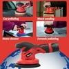 ENON 12v Cordless Car Polisher Kit Set, 2500-5000 RPM, 2X Battery, Brushless Car Polishing Machine, Buffer Polisher with 6 Variable Speeds, Sander for Car Waxing Buffing Scratch Repairing (XE-BL 1250)