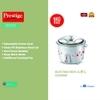 Prestige PRWO 1.8-2 Electric Rice Cooker 1.8L with Close Fit Lid (White, Red)