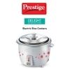 Prestige PRWO 1.8-2 Electric Rice Cooker 1.8L with Close Fit Lid (White, Red)