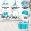 Prestige Clean Home Magic Spin Mop Deluxe with 2 Mop Heads, PSB-01 (Blue)
