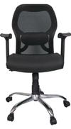 DIVANO MODULAR .PVT.LTD Modern India Matrix Medium Mesh Black office chair withLumber support - DIY
