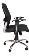 DIVANO MODULAR .PVT.LTD Modern India Matrix Medium Mesh Black office chair withLumber support - DIY