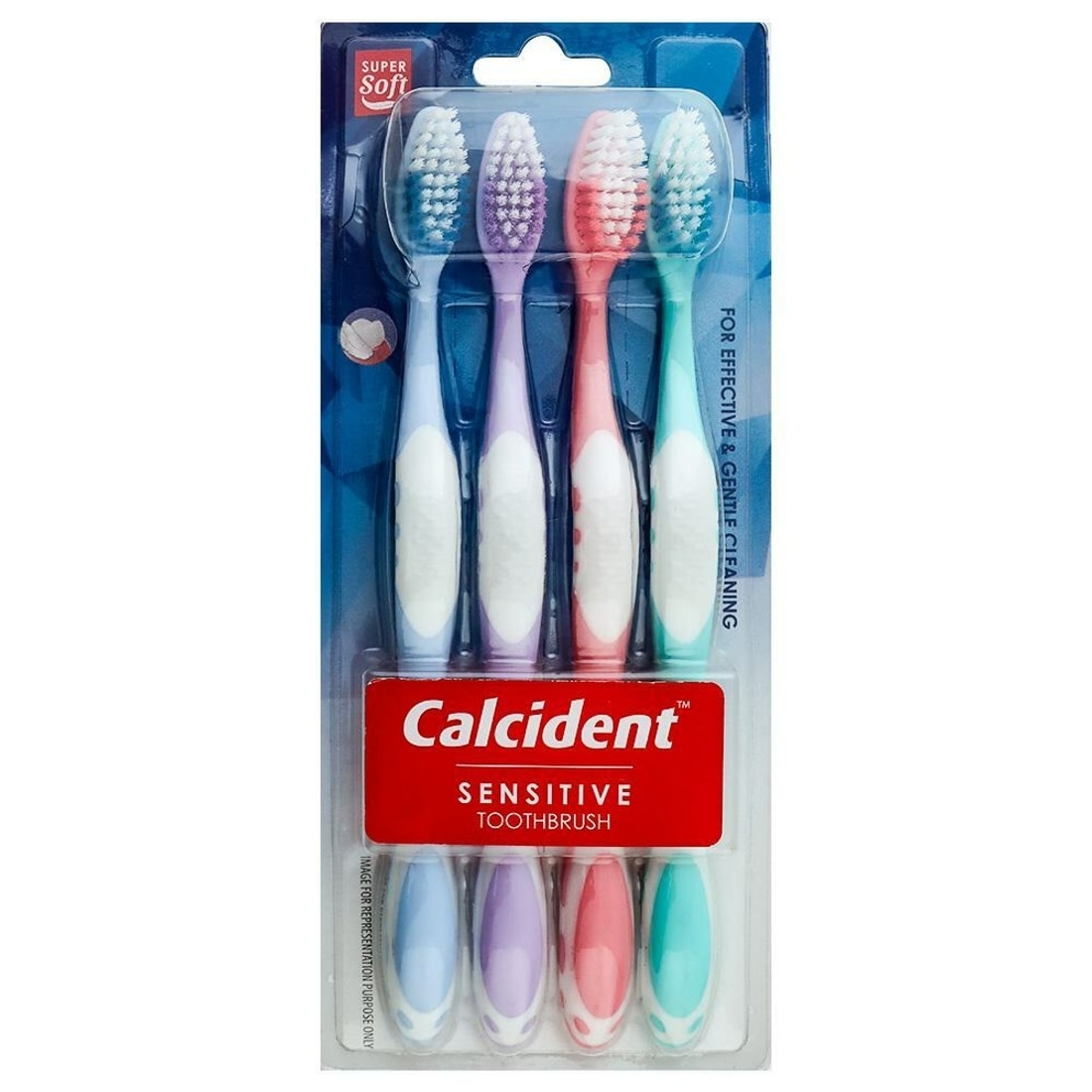 Calcident Sensitive Super Soft Toothbrush (Pack Of 4)