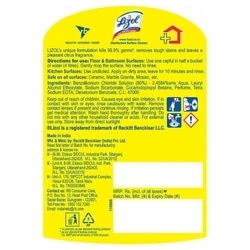 Lizol Citrus Disinfectant Surface Cleaner 1 L 3