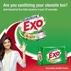 Exo Ginger Twist Anti-Bacterial Dishwash Bar 90 g 3