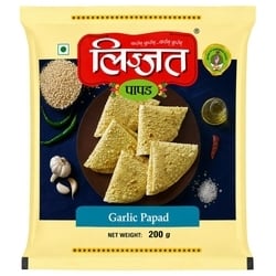 Lijjat Garlic Papad 200 g