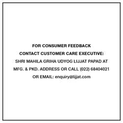 Lijjat Garlic Papad 200 g 8