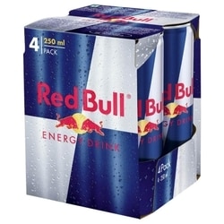 Red Bull Energy Drink 250 ml (Pack of 4)